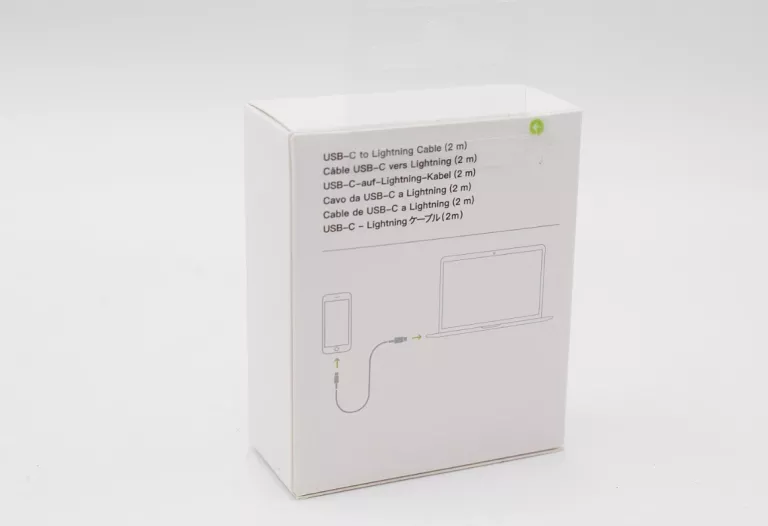 PRZEWÓD LIGHTNING - USB TYP C BIAŁY 2M