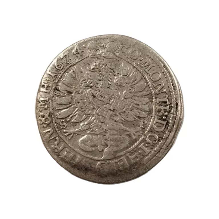 MONETA ŚLĄSK, 6 KRAJCARÓW, 1674