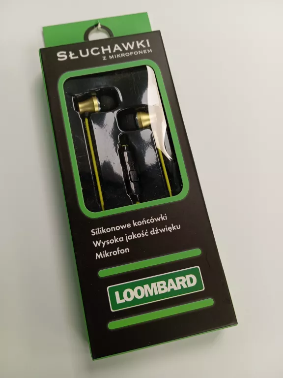 SŁUCHAWKI LOOMBARD NIE WYSTAWIAĆ!!!