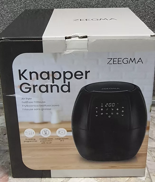 FRYTKOWNICA BEZTŁUSZCZOWA AIR FRYER - ZEEGMA 1800W