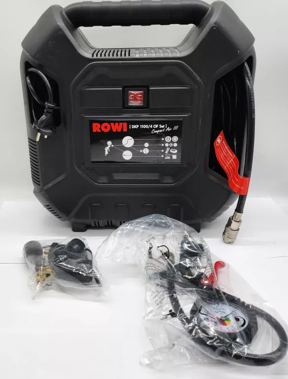 KOMPRESOR BEZOLEJOWY ROWI DKP 1100/4 OF SET COMPACT AIR WALIZKA