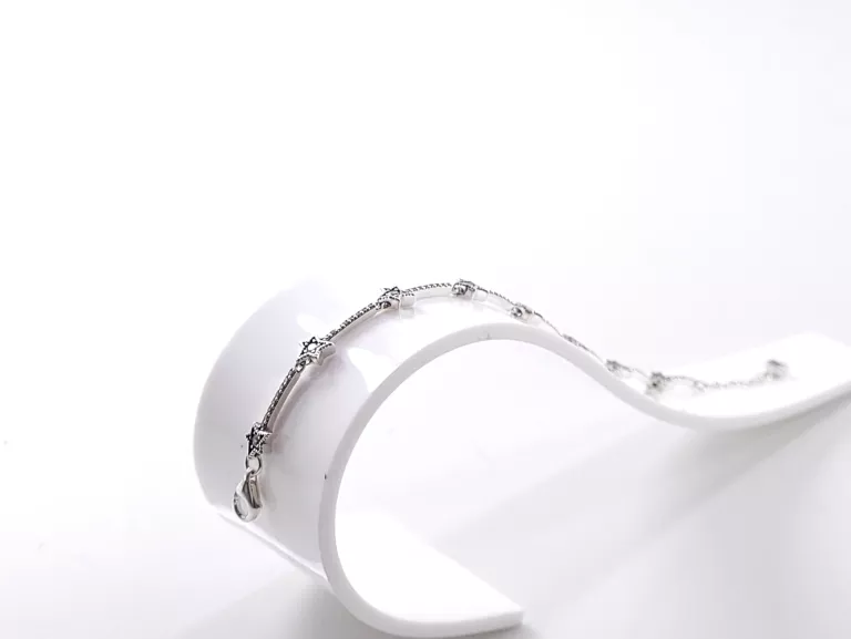SREBRNA BRANSOLETKA PANDORA GWIAZDKI 16CM