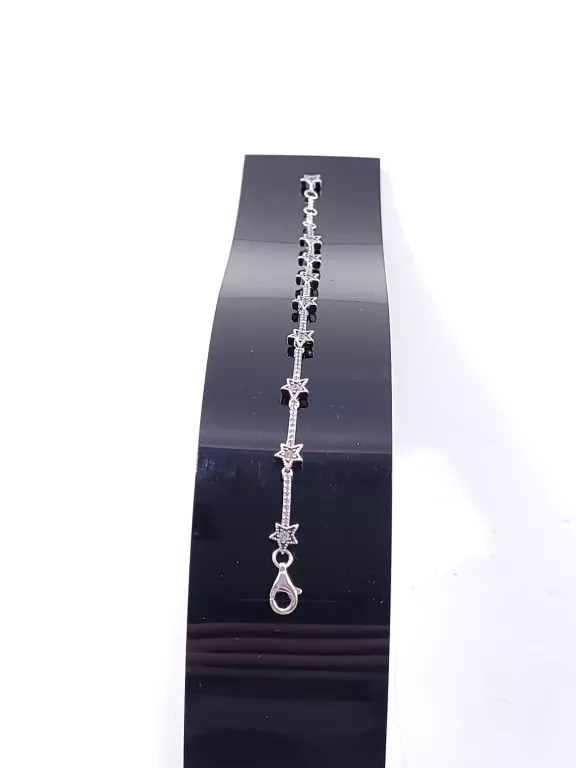 SREBRNA BRANSOLETKA PANDORA GWIAZDKI 16CM
