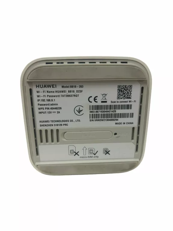 ROUTER HUAWEI B818-263