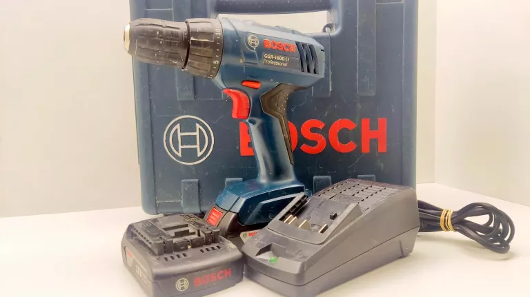 WKRĘTARKA BOSH GSR 1800-LI 2X AKU + ŁADOWARKA + WALIZKA