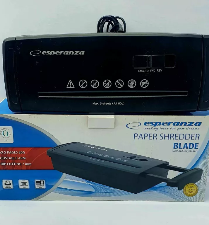 NISZCZARKA DO PAPIERU ESPERANZA EN-101