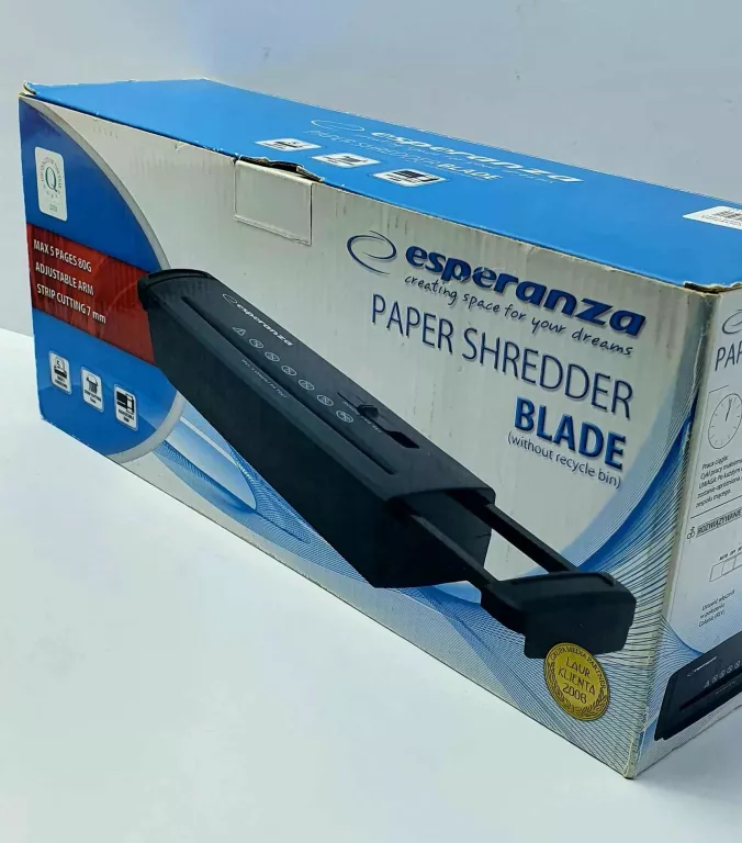 NISZCZARKA DO PAPIERU ESPERANZA EN-101