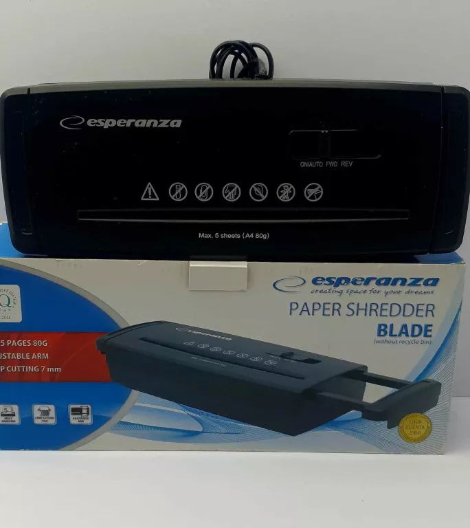 NISZCZARKA DO PAPIERU ESPERANZA EN-101