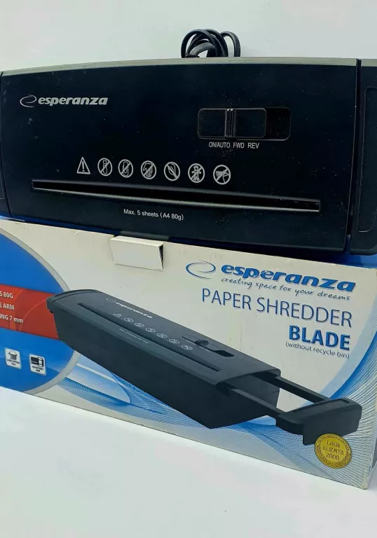 NISZCZARKA DO PAPIERU ESPERANZA EN-101
