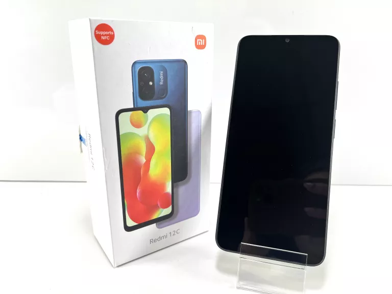 XIAOMI REDMI 12C LTE 3/64GB DUAL SIM SZARY 22126RN91Y KOMPLET #IGŁA