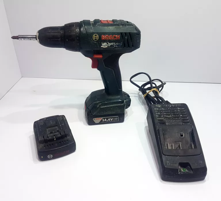 WKRĘTARKA BOSCH GSR 1440 LI + 2X AKU + ŁAD