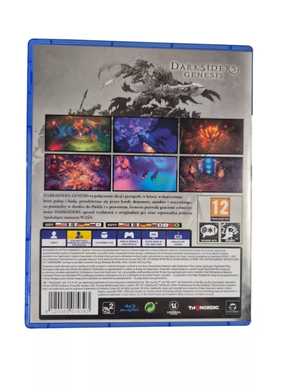 GRA PS4 DARKSIDERS GENESIS VER PL DUBBING STAN 10/10