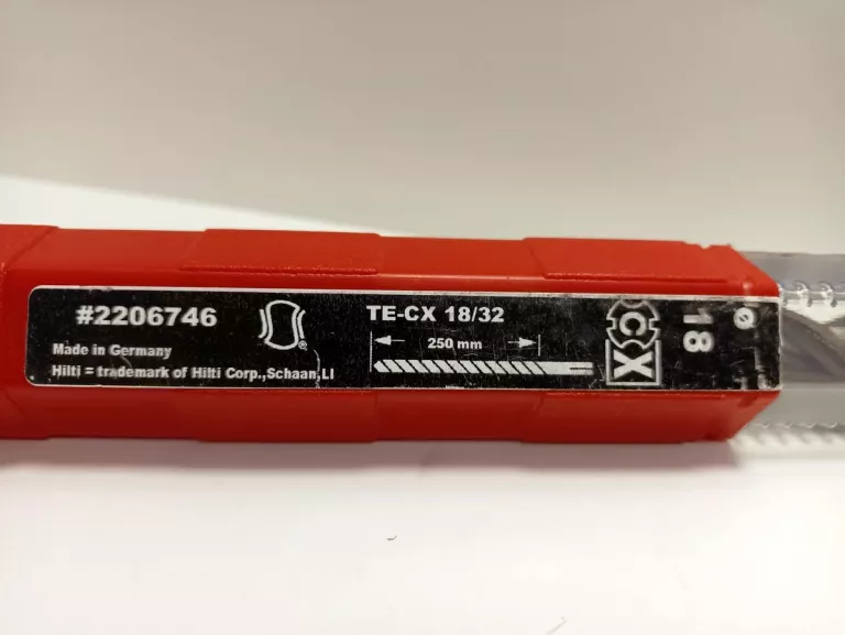 HILTI METRYCZNE WIERTŁO UDAROWE TE-CX (SDS PLUS) 18/32