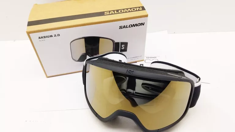 GOGLE NARCIARSKIE SALOMON AKSIUM 2.0 ACCESS BLACK 2023/2024