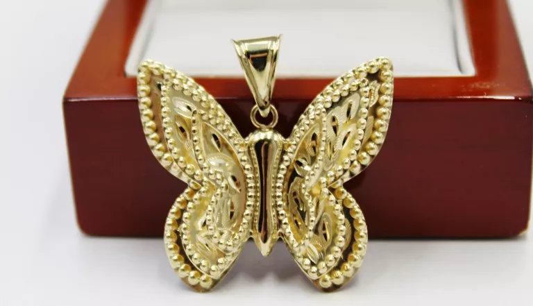 ZŁOTA ZAWIESZKA MOTYL 14K W:3,54G