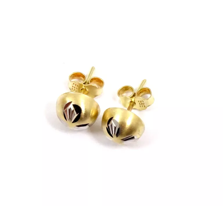 zlote-kolczyki-kuleczki-proba-585-stan-11323-2