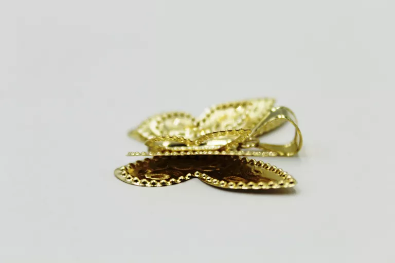 ZŁOTA ZAWIESZKA MOTYL 14K W:3,54G