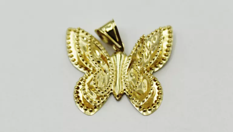 ZŁOTA ZAWIESZKA MOTYL 14K W:3,54G