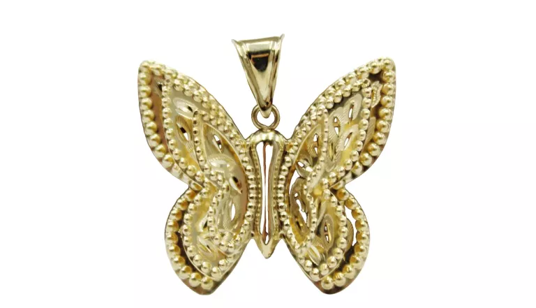 ZŁOTA ZAWIESZKA MOTYL 14K W:3,54G