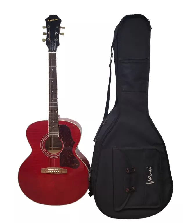 GITARA AKUSTYCZNA EPIPHONE EJ-200 RED ARTIST / POKROWIEC