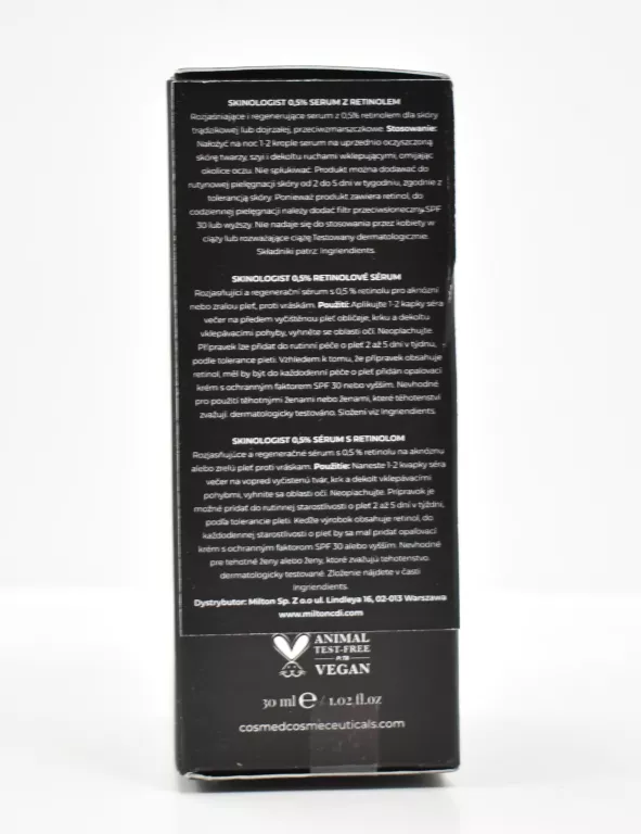 COSMED SKINOLOGIST SERUM ZAWIERAJĄCE 0,5% RETINOLU 30ML
