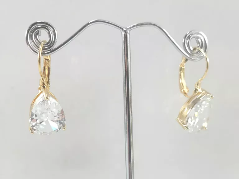 kolczyki-stal-chirurgiczna-zlocona-duza-lezka-angielskie-zapiecie-stan-uzywany