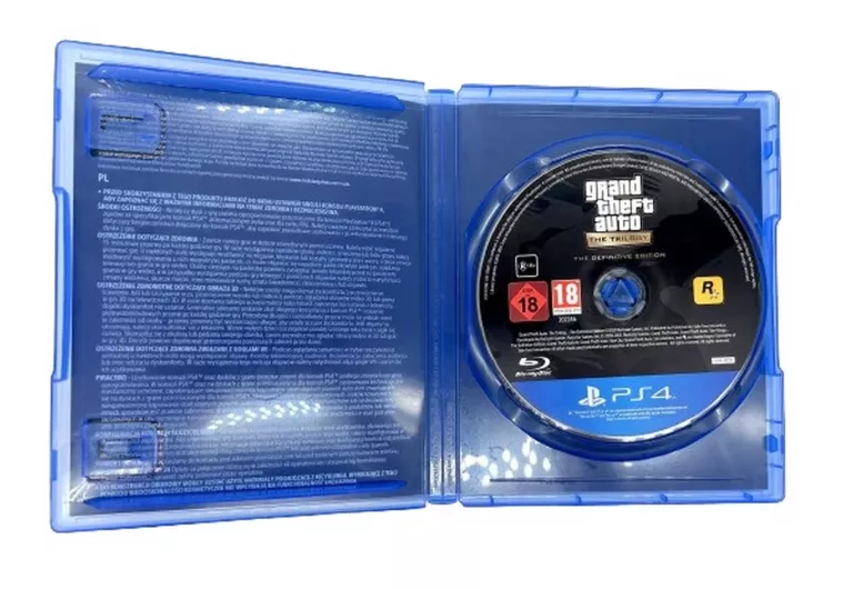 PS4 GRAND THEFT AUTO THE TRILOGY DEFINITIVE EDITION