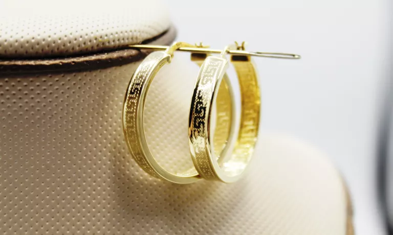 ZŁOTE KOLCZYKI KOŁA 14K W:2,97G ŚR:25,45MM