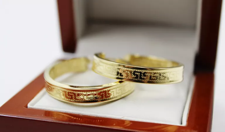 ZŁOTE KOLCZYKI KOŁA 14K W:2,97G ŚR:25,45MM