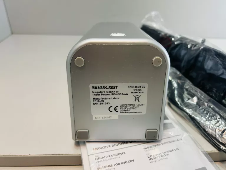 SILVERCREST SKANER DO SLAJDÓW I NEGATYWÓW ND3600C2