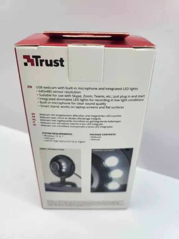 TRUST WEBCAM WITH LED LIGHT PUD