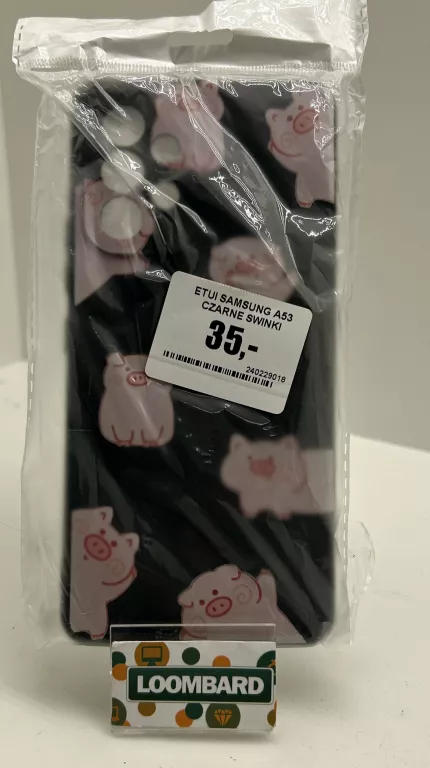 ETUI SAMSUNG A53 CZARNE SWINKI