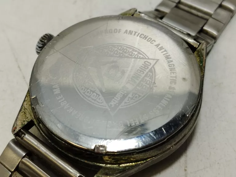 ZEGAREK ATLANTIC WORLDMASTER ORIGINAL*USZKODZONA BRANZOLETKA*