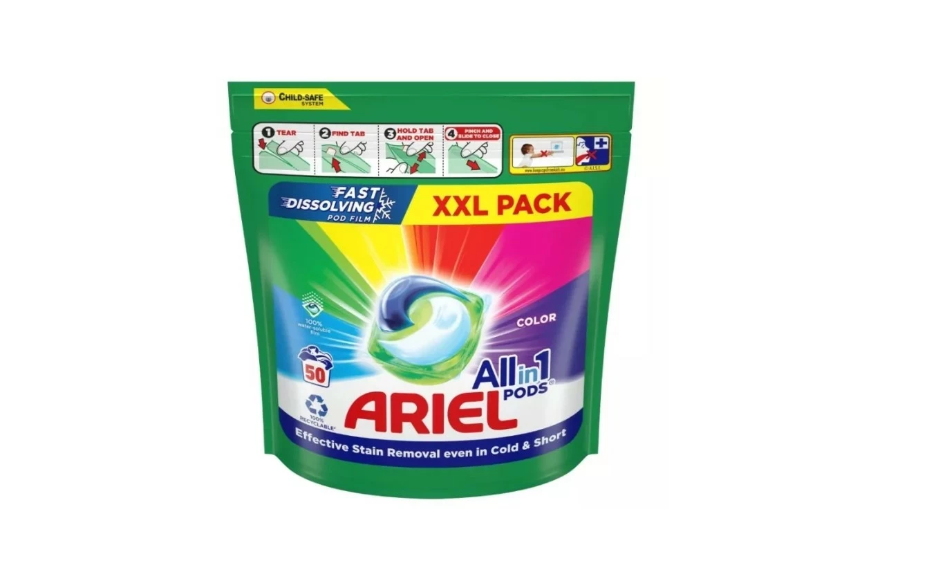 Kapsu Ki Z P Ynem Do Prania Ariel All In Pods Color Szt Xxl Pack Loombard Pl