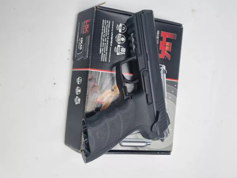 WIATRÓWKA PISTOLET ASG HECKLER KOCH HK45 ZADBANY