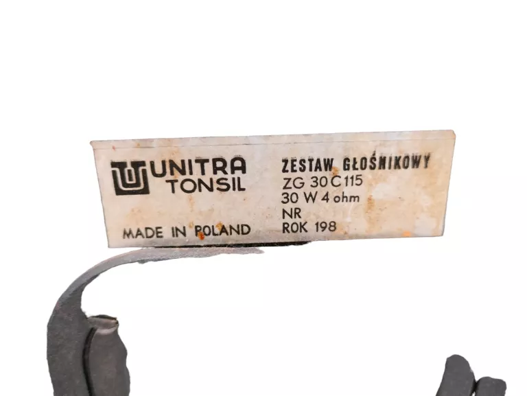 KOLUMNY ZG30C115 UNITRA TONSIL - 2X 30W 4 OHM