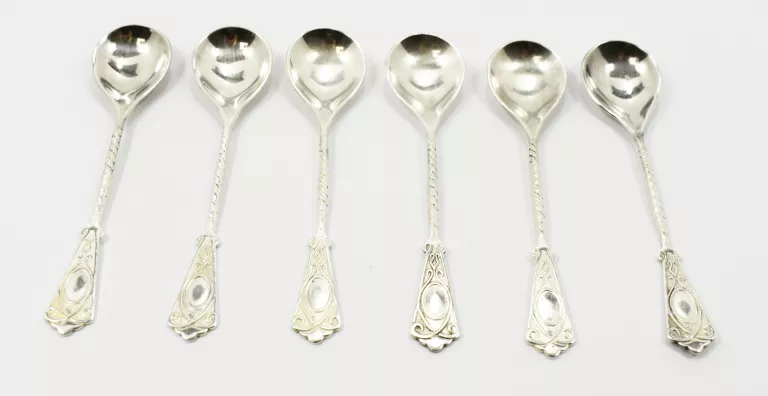 komplet-lyzeczek-do-kawy-spoldzielnia-rzemieslnicza-zoliborzplater-6516-stan-nie-wymaga-renowacji