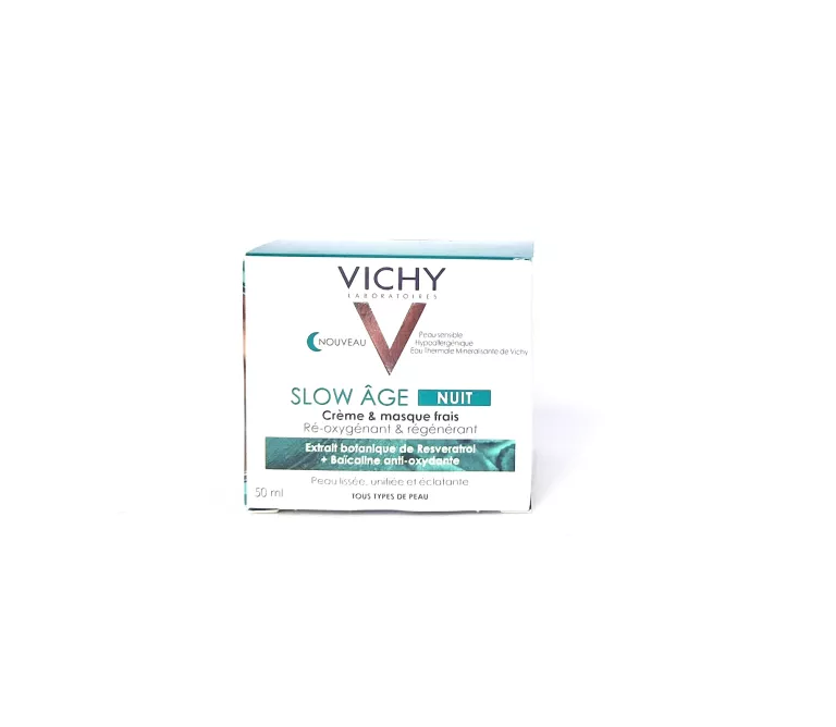 VICHY SLOW AGE KREM I MASKA NA NOC - DOTLENIENIE I REGENERACJA 50 ML