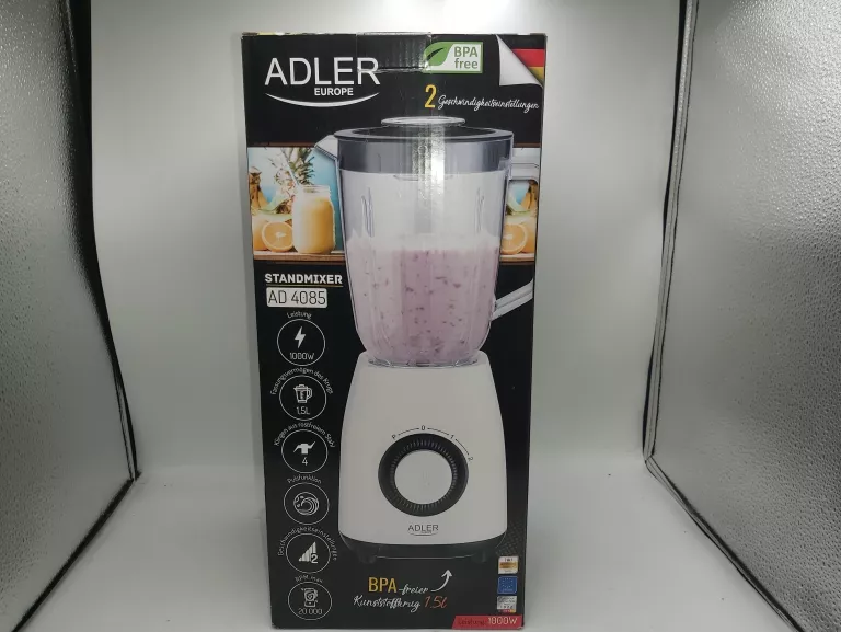 BLENDER KIELICHOWY MIKSER 1,5L 1000W ADLER AD 4085 KOMPLET!!!
