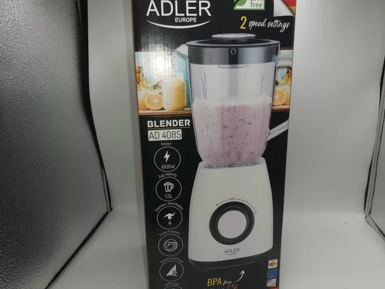BLENDER KIELICHOWY MIKSER 1,5L 1000W ADLER AD 4085 KOMPLET!!!