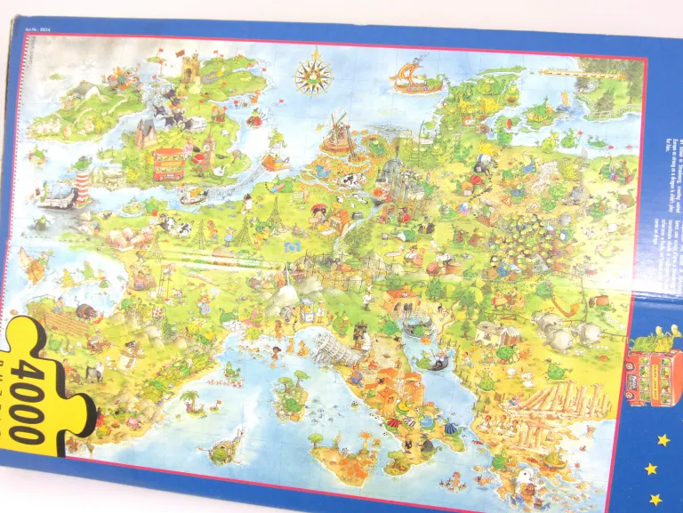 PUZZLE HEYE SMOKI EUROPY 4000 KAWAŁKÓW