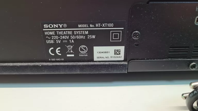 SOUNDBAR SONY HT-XT100