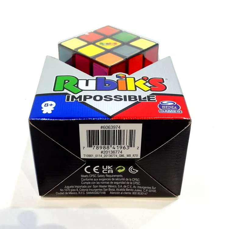 KOSTKA RUBIKA 3X3 ZMIENIAJĄCA KOLOR POZIOM ZAAWANSOWANY RUBIK'S IMPOSSIBLE