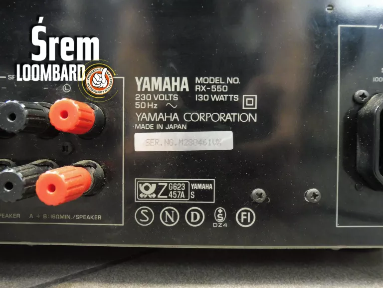 AMPLITUNER YAMAHA RX-550, SOLO, DB STAN!