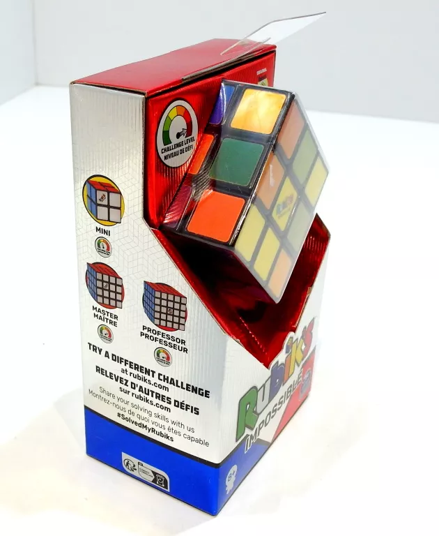 KOSTKA RUBIKA 3X3 ZMIENIAJĄCA KOLOR POZIOM ZAAWANSOWANY RUBIK'S IMPOSSIBLE