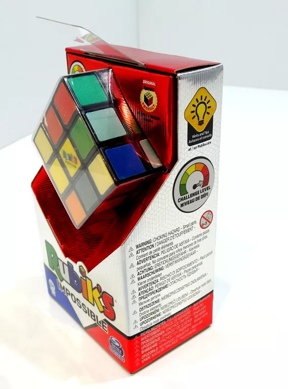 KOSTKA RUBIKA 3X3 ZMIENIAJĄCA KOLOR POZIOM ZAAWANSOWANY RUBIK'S IMPOSSIBLE