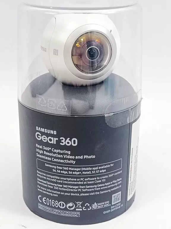 kamera-samsung-sportowa-gear-360-orginalnie-zapakowana-stan-powystawowy