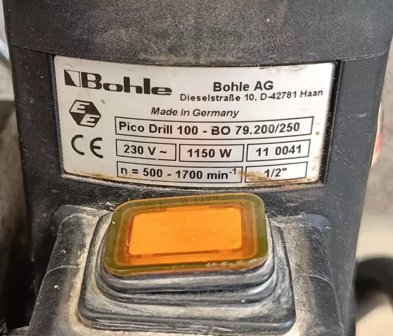 WIERTARKA DO SZKŁA BOHLE PICO DRILL 100L
