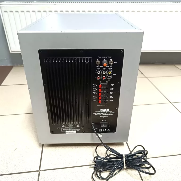 SUBWOOFER AKTYWNY TEUFEL CONCEPT MAGNUM POWER EDITION B/N