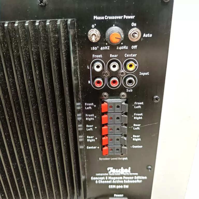 SUBWOOFER AKTYWNY TEUFEL CONCEPT MAGNUM POWER EDITION B/N